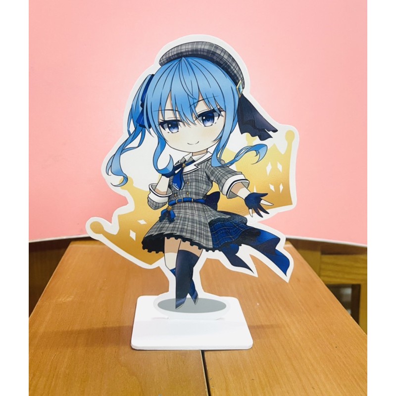 tượng standee để bàn Hoshimachi Suisei-Hololive/mô hình để bàn vtuber hololive