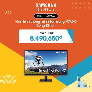 [Mã ELMALL1TR giảm 5% đơn 3TR] Màn hình thông minh Samsung M7 UHD Dòng 32inch LS32AM700