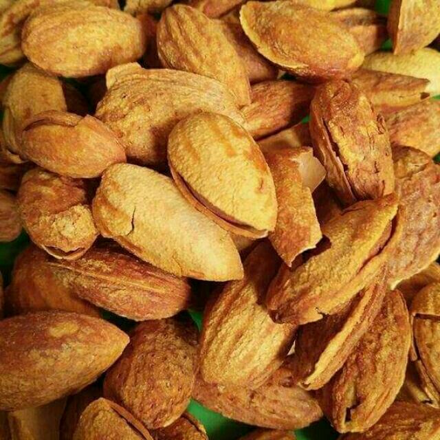 500g hạt hạnh nhân rang bơ
