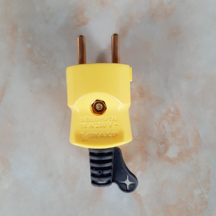Phích cắm siêu chịu tải Vinakip 16A 250V + chống vỡ chịu nhiệt