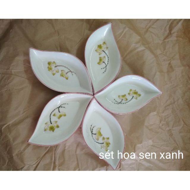 SÉT ĐĨA THUYỀN 5 CÁNH