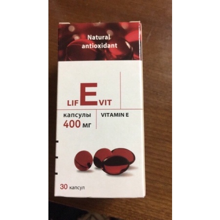 Vitamin E Zentiva 400iu - Vitamin E đỏ của Nga