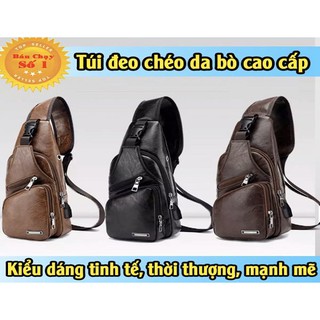 Túi đeo chéo da bò cao cấp
