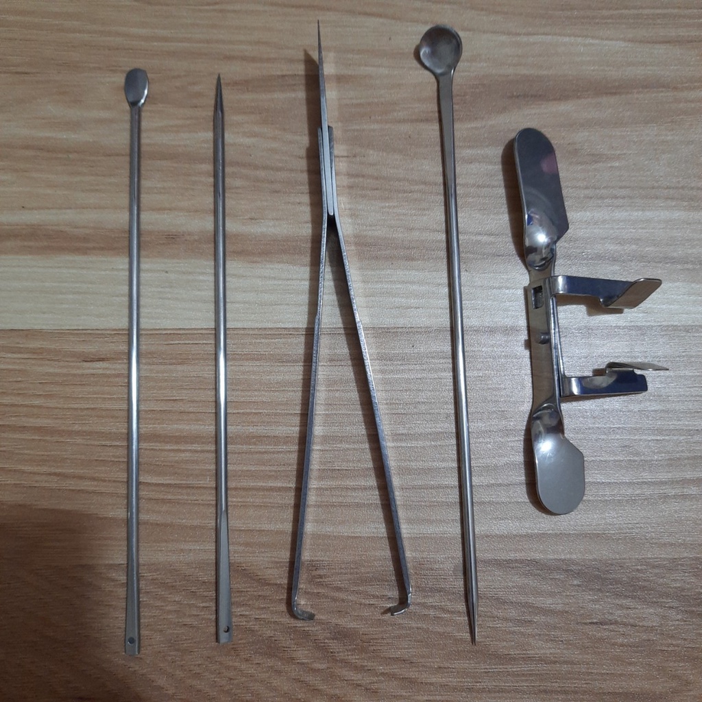 Dụng cụ Thiến Gà Banh liền,bộ thiến gà banh rời chất liệu thép không gỉ