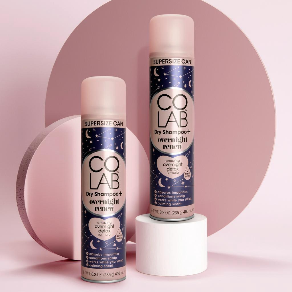 Dầu Gội Khô Colab Dry Shampoo hương Overnight Renew 200ml