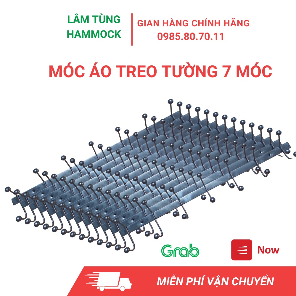 Thanh lý Móc Áo Treo tường, móc áo chất liệu Inox 201, Móc áo inox 7 móc