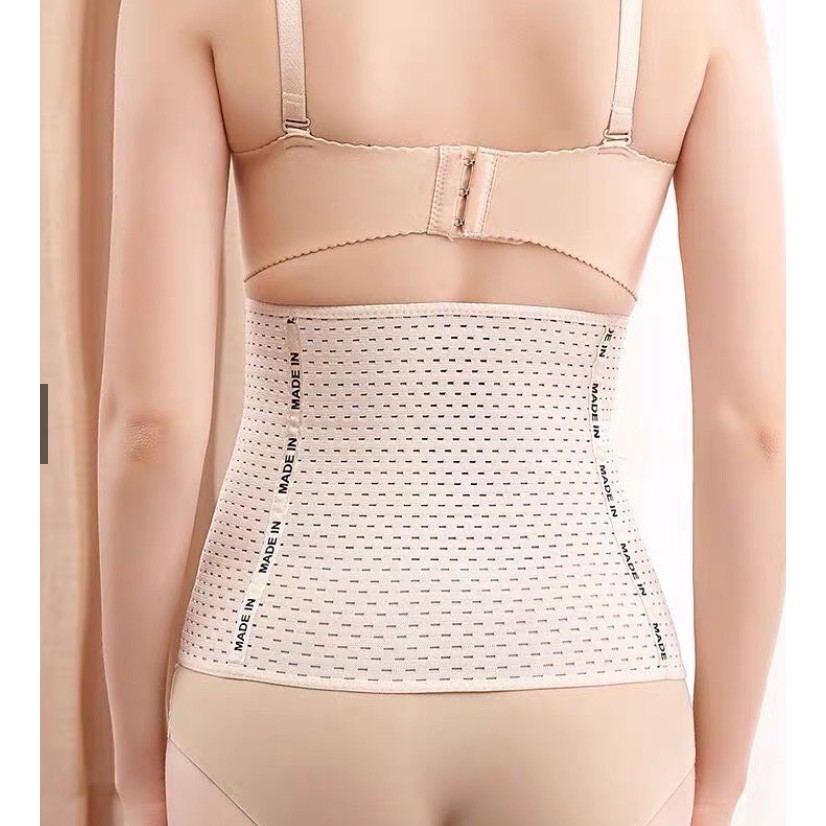 Đai nịt bụng thông hơi chống cuộn có cây chống 6 nấc cài