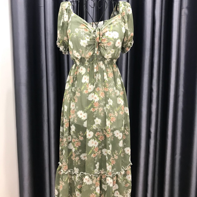 ĐẦM MAXI RÚT NGỰC