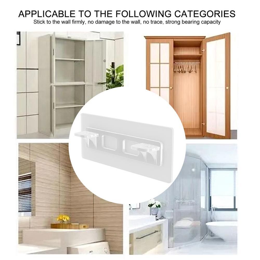 Giá đỡ chia ngăn tủ bằng nhựa đa năng tiện dụng