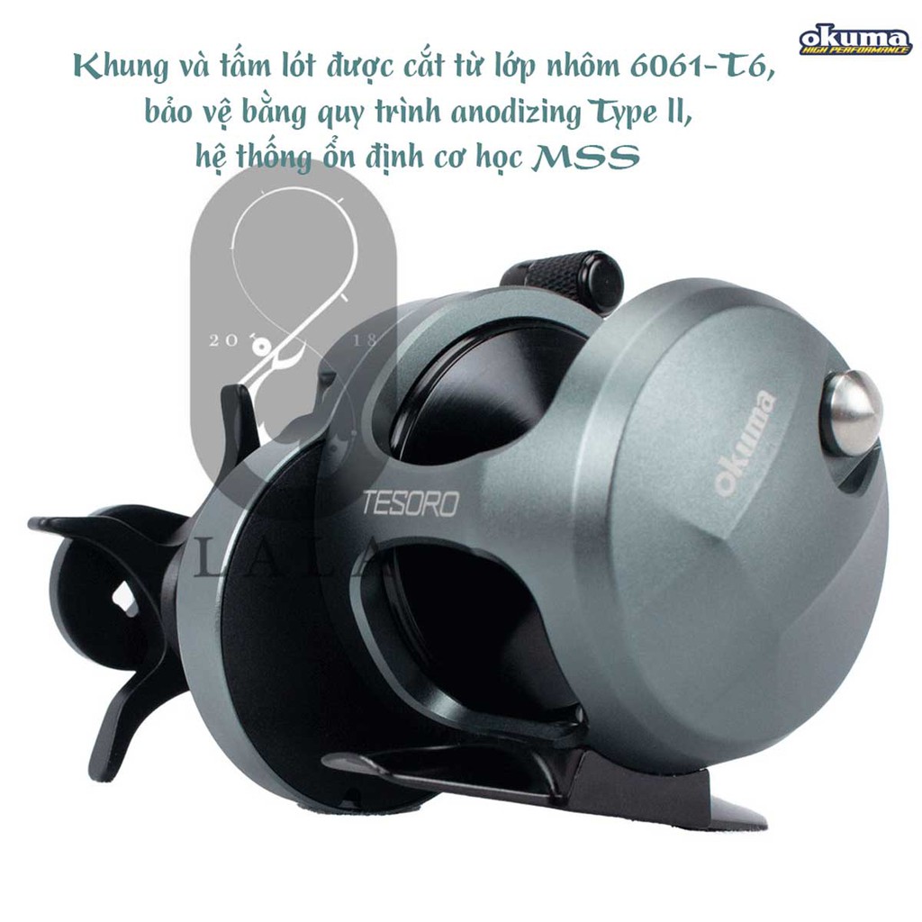 Máy ngang Okuma Tesoro Drag Reel SNS TSR-5NS