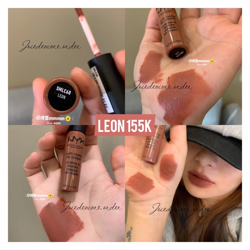 Top 4 cây son kem lì hot nhất của nyx- Son NYX Soft Matte Lip Cream Berlin - Dubai - Leon - London