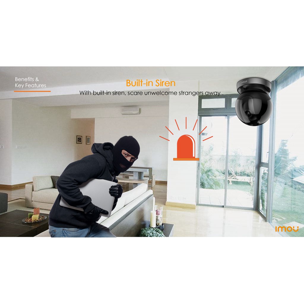 Camera IP Wifi Dahua imou Ranger 2S 1080P Bảo mật gia đình 360 AI Phát hiện con người Điện thoại trẻ em Camera nhìn ban đêm ptz