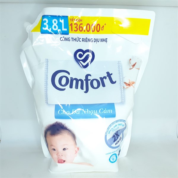 Nước xả vải cho da nhạy cảm Comfort 3,8L