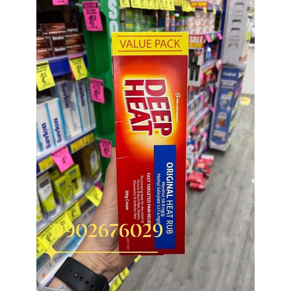 Kem xoa bóp deep heat nóng