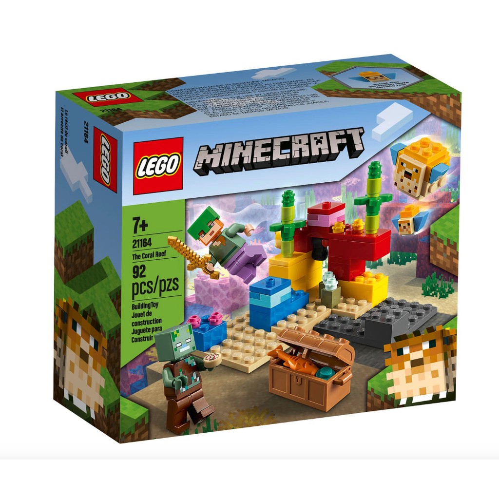 Lego HaHa - Lego Minecraft - The Coral Reef - Rạn San hô - 21164