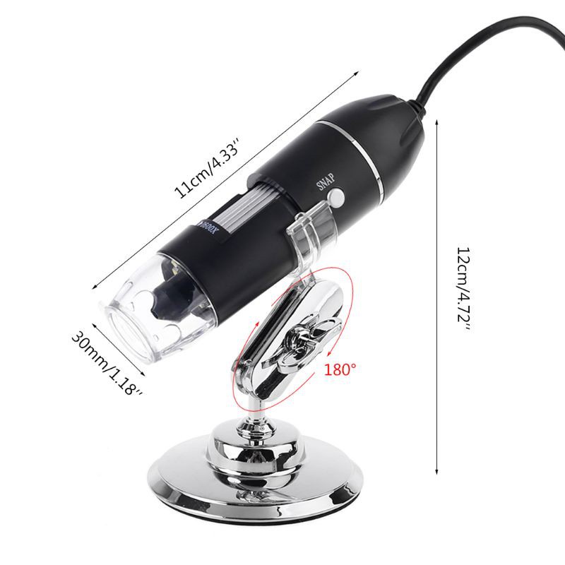 COLO  3-in-1 Digital Microscope 1600X Support PC Type-C Micro-USB Phone USB Magnifier