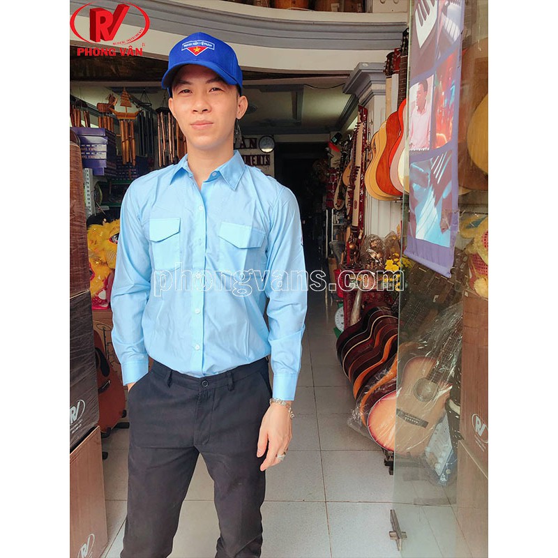 Áo tổng phụ trách đội dài tay nam nữ