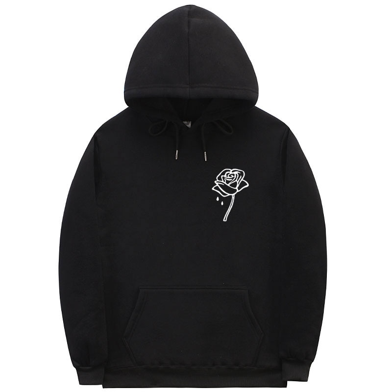 Áo Hoodie Nam In Chữ People Are Poison Rose Màu Đen / Cam / Kaki / Xám / Trắng / Hồng