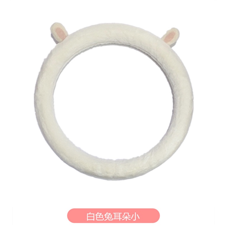 Vỏ Bọc Vô Lăng Xe Hơi Hình Tai Mèo Bằng Lông Mềm Mại Chống Đông Đông Tiện Dụng