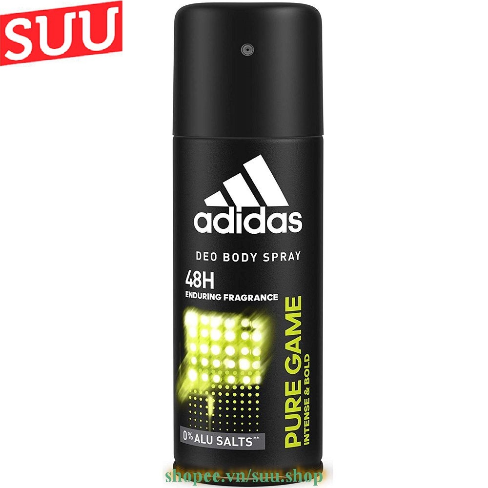 Xịt khử mùi toàn thân Adidas Pure Game 150ml suu.shop cam kết 100% chính hãng