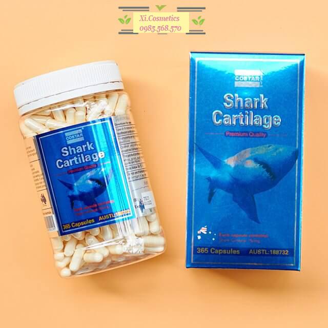 Viên Uống Sụn Cá Mập Costar Blue Shark Cartilage 750mg(365 vien) co san