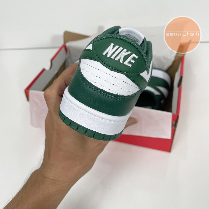 Giày SB Dunk Low Michigan State Team Green - Bản Cao Cấp Fullbox