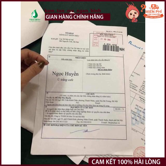 COMBO 1 GÓI Ủ TRẮNG CAFE CHO FACE VÀ BODY