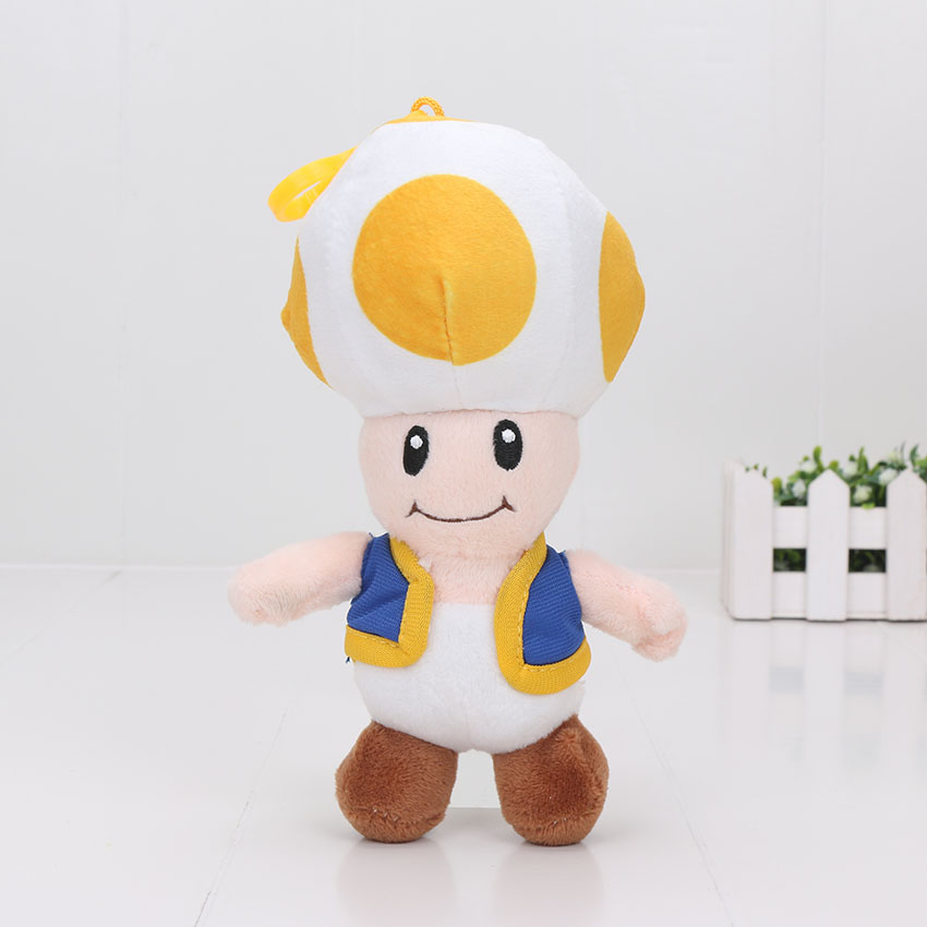 Đồ chơi nhồi bông Hình Nấm Mario 18cm / 25cm / 40cm Có 4 Màu