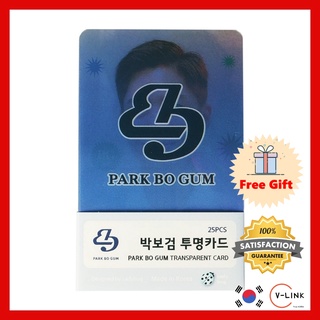 Korean actor park bo gum bộ 25 thẻ ảnh trong suốt