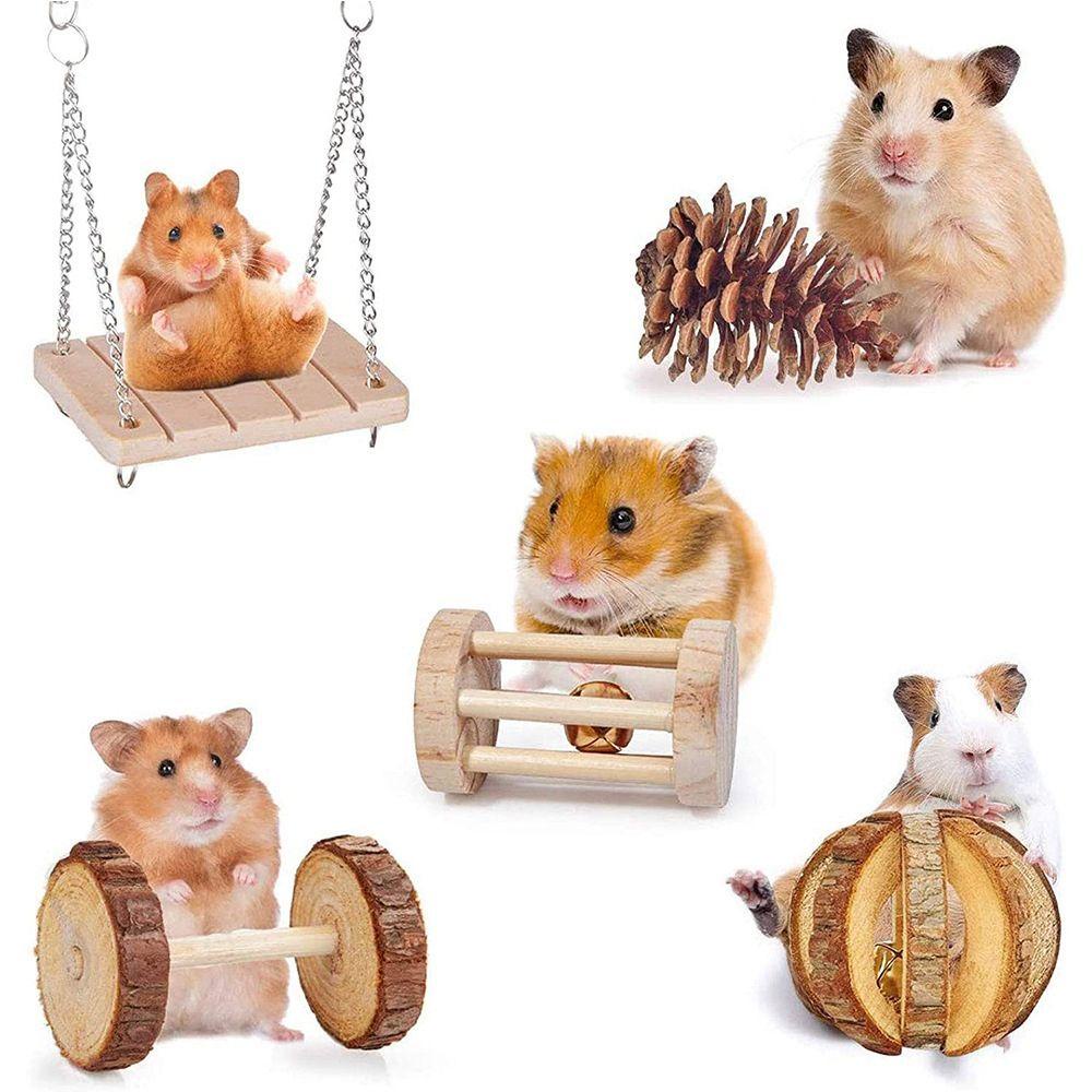 JARRED Bộ Đồ Chơi Đường Hầm Chui Làm Sạch Răng Cho Thỏ / Chuột Hamster