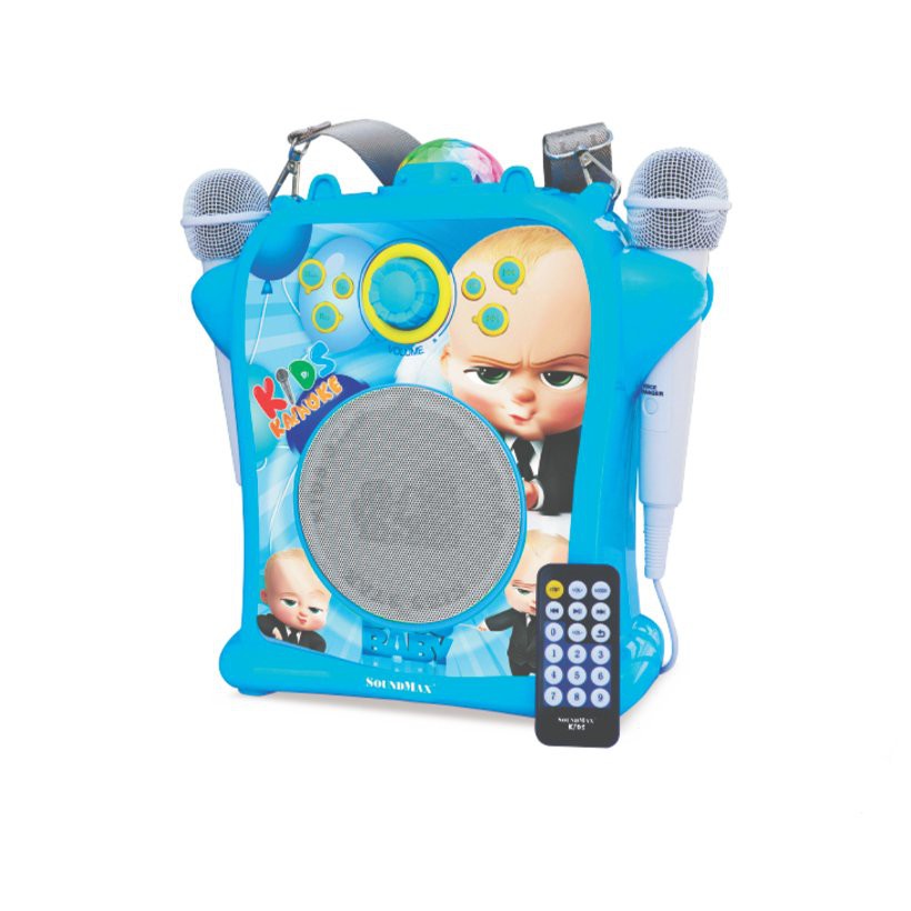 Loa di động SoundMax kids (hồng,xanh) Hàng chính hãng