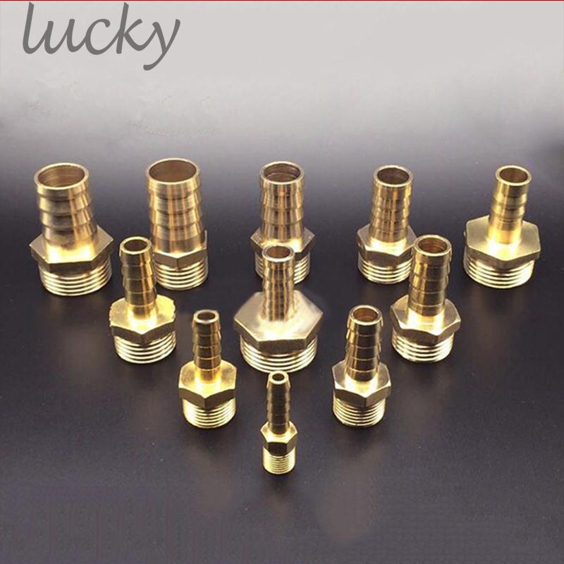 Đầu nối ống nước chất liệu đồng mạ vàng kích thước 1/2" /1/4"chuyên dụng