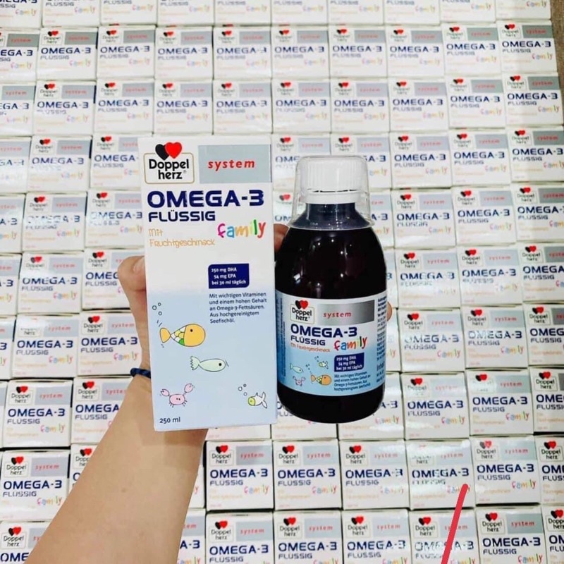 Omega 3 dạng uống cho cả gia đình - hàng nội địa Đức