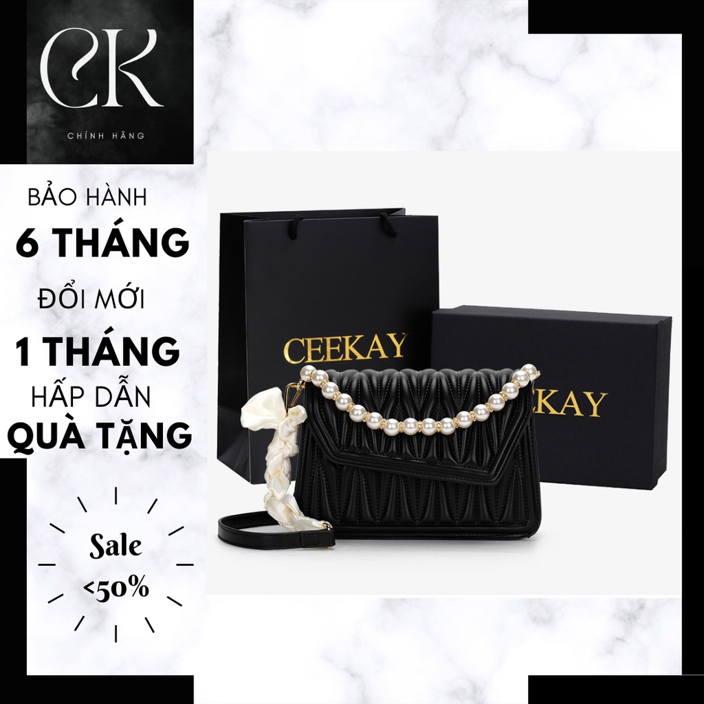 (CÓ SẴN) túi xách nữ đeo chéo đẹp mới CEEKAY sang trọng chính hãng cao cấp giá rẻ