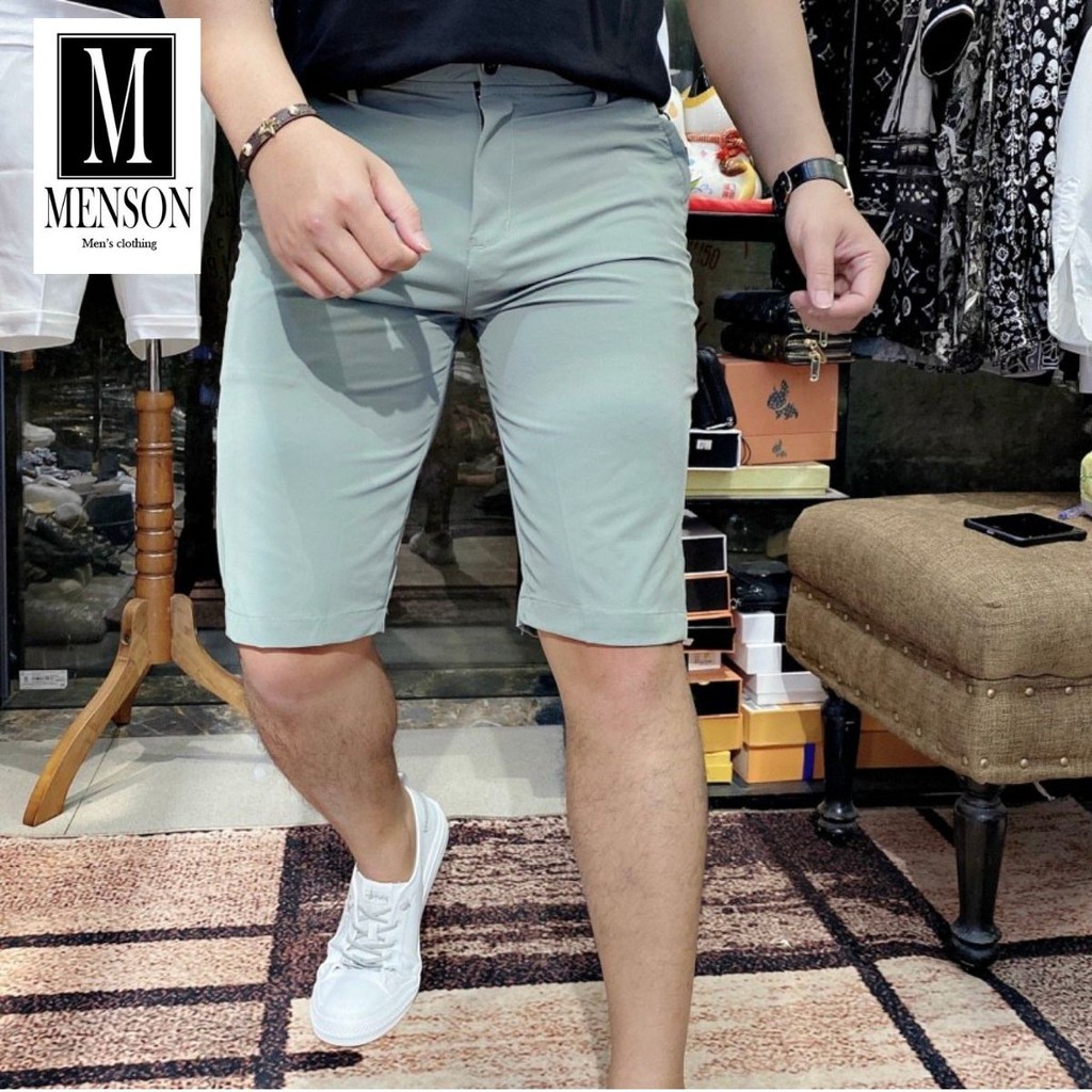 ⭐HÀNG LOẠI 1⭐Quần Short Nam Vải Thun Lạnh Cao Cấp Nhiều Màu - Quần Sooc Ngố Nam Cài Nút Chất Mát Mềm Mịn M510
