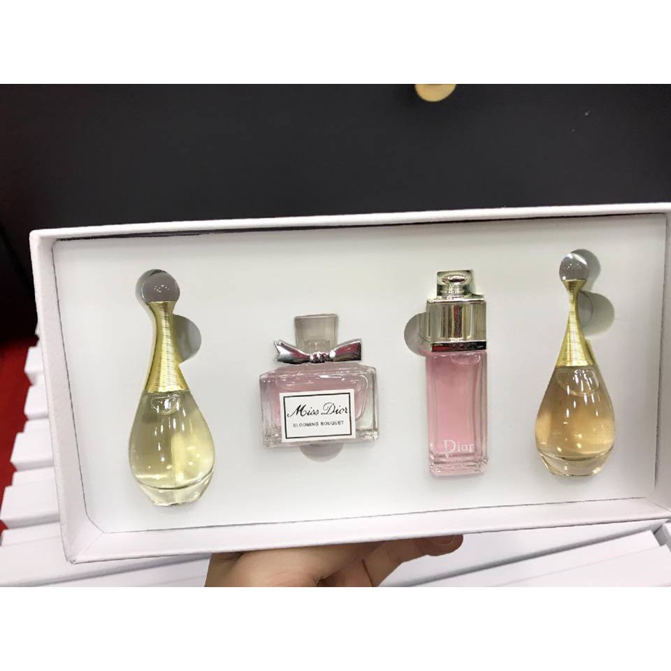 [Chính hãng]Set Nước Hoa Dior 4 Chai hộp nơ trắng