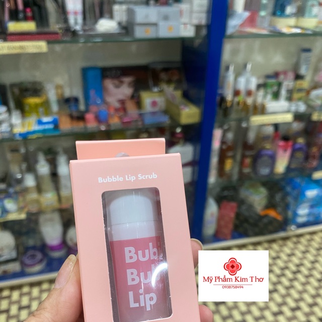 (ảnh thật)Tẩy Tế Bào Chết Môi Sủi Bọt Bubi Bubi Lip By Unpa (chính hãng)