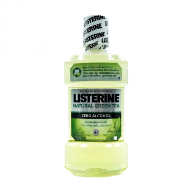 Nước súc miệng ngừa sâu răng Listerine trà xanh 750ml