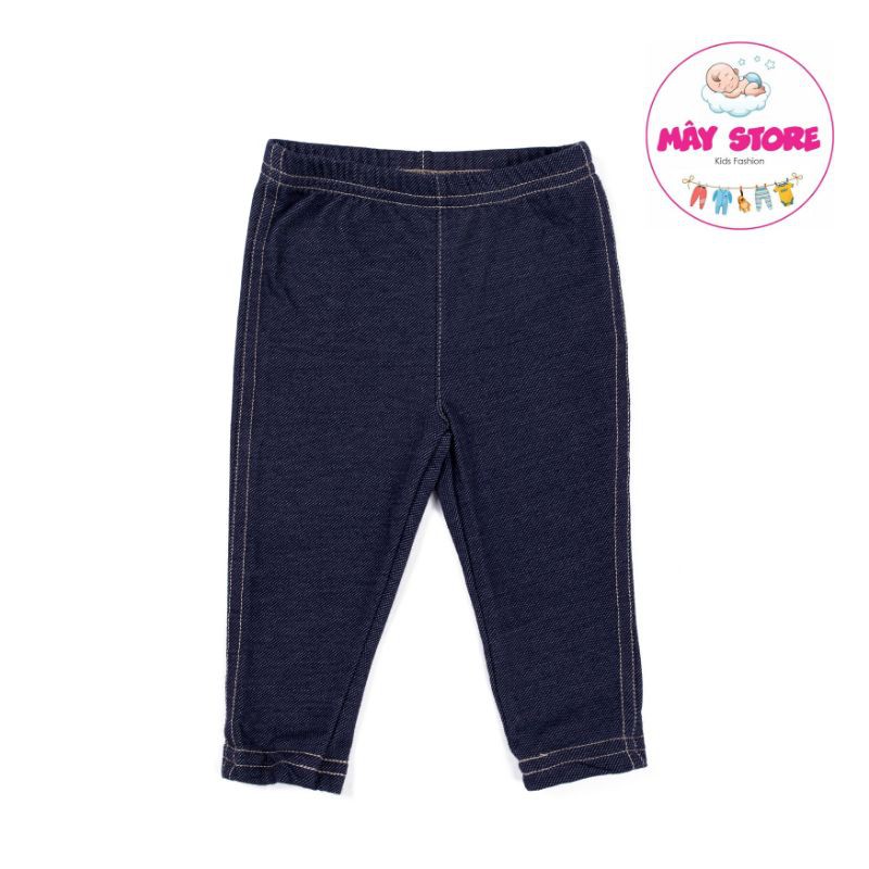 (HÀNG CHÍNH HÃNG) Quần áo trẻ em xuất dư Carter - Set áo thun in hình hoa xinh xắn kèm quần Legging giả Jean