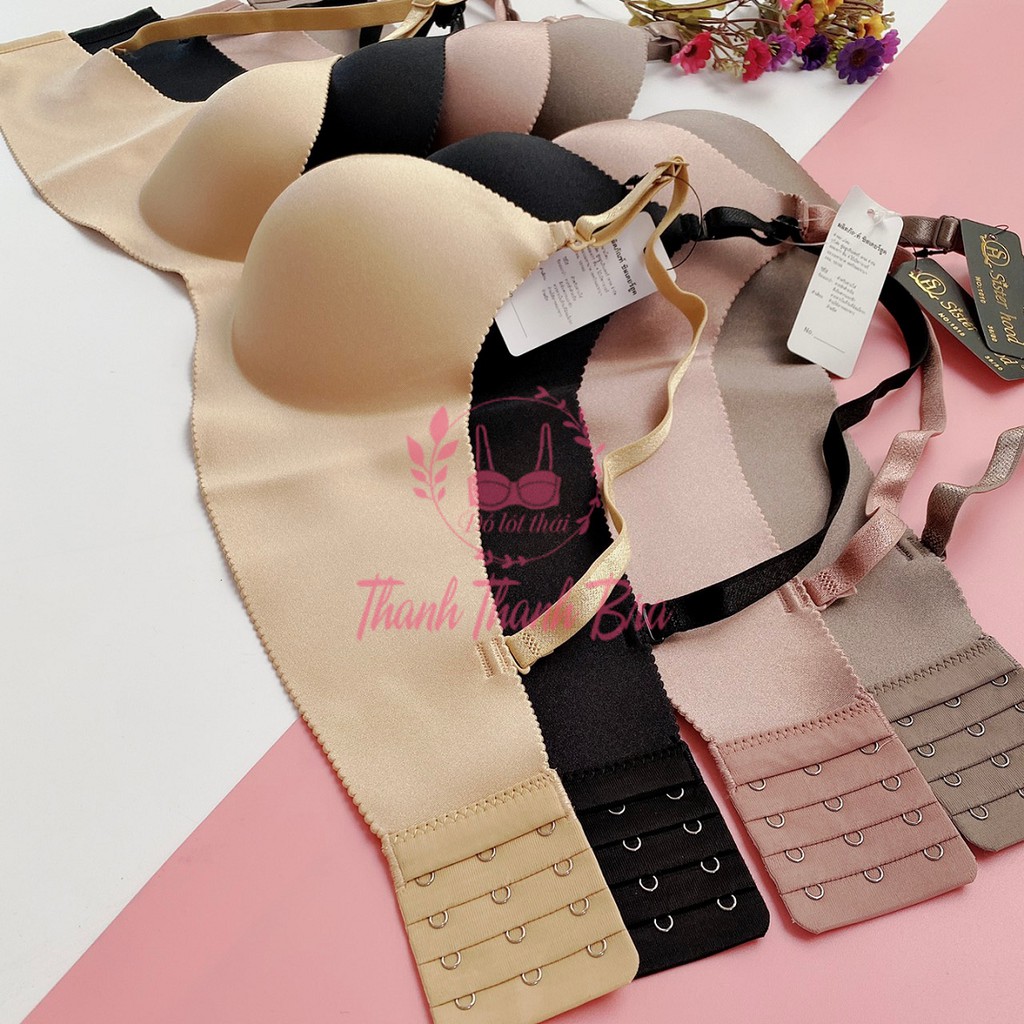 Áo lót su đúc Thái Lan sisterhood 1010, mút vừa, không gọng, Cup B.