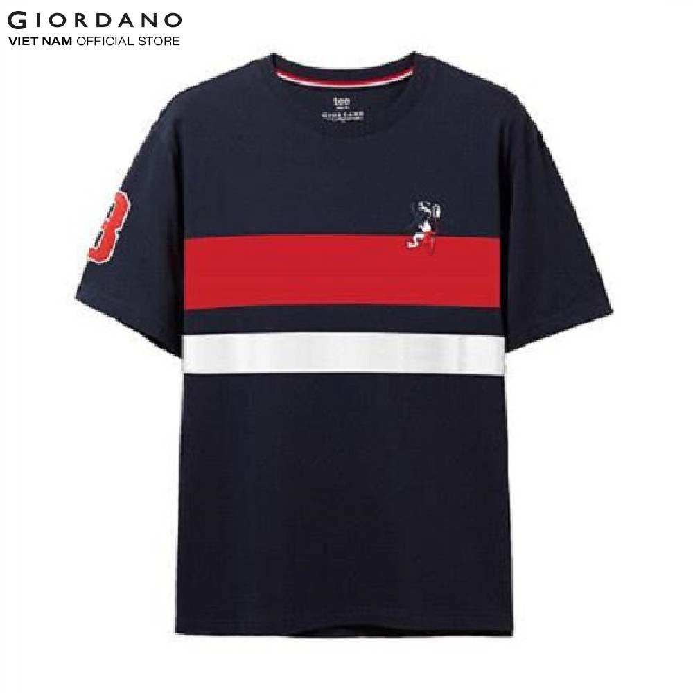 Áo Thun Nam Cổ Tròn Giordano 01020243