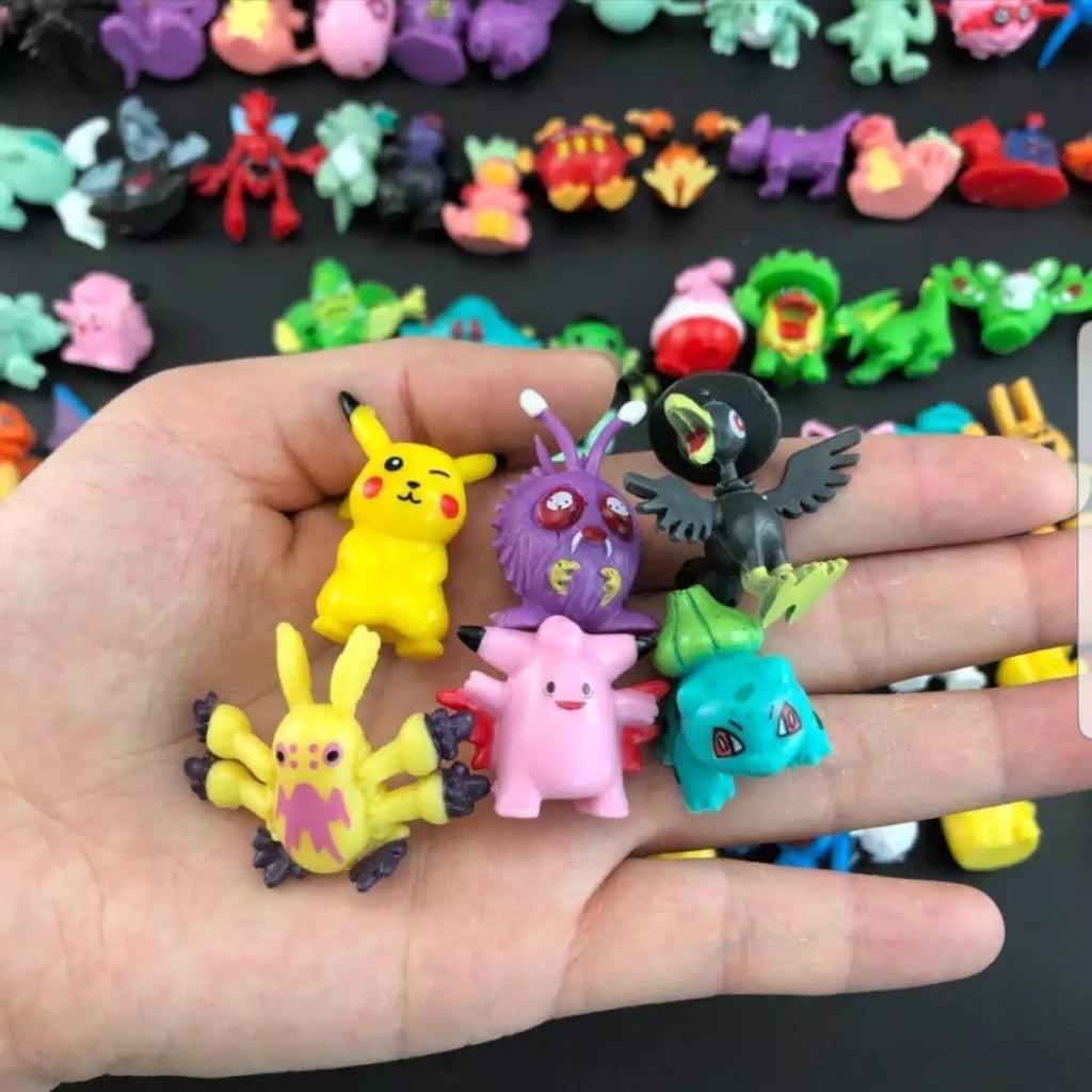 Bộ 24 mô hình đồ chơi pikachu kích thước 2-3cm