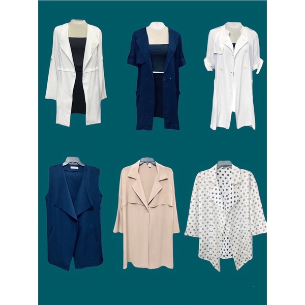 Áo khoác nhẹ phom rộng dáng dài Free size