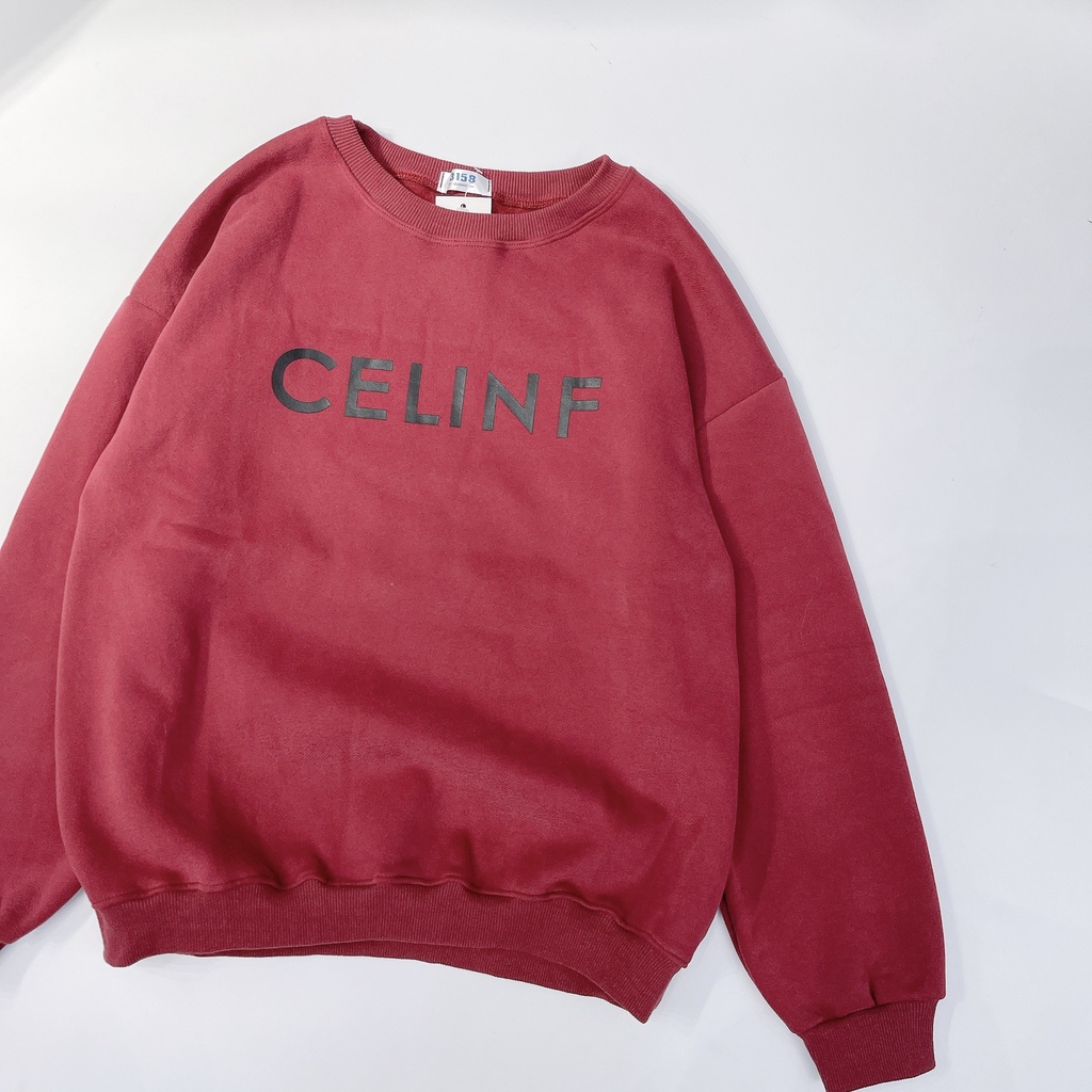 Áo nỉ bông in chữ dáng rộng Unisex 1524 IMES SHOP | BigBuy360 - bigbuy360.vn