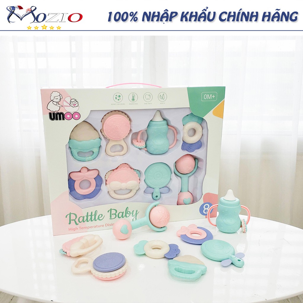 Set xúc xắc 8 món UMOO UM-1051 an toàn cho bé | Đồ chơi xúc xắc