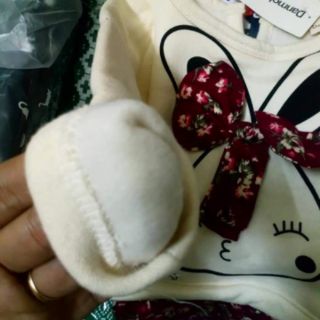 Váy thỏ nỉ bông Quảng Châu cho bé