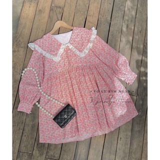ĐẦM BABYDOLL HOA CỔ BÈO