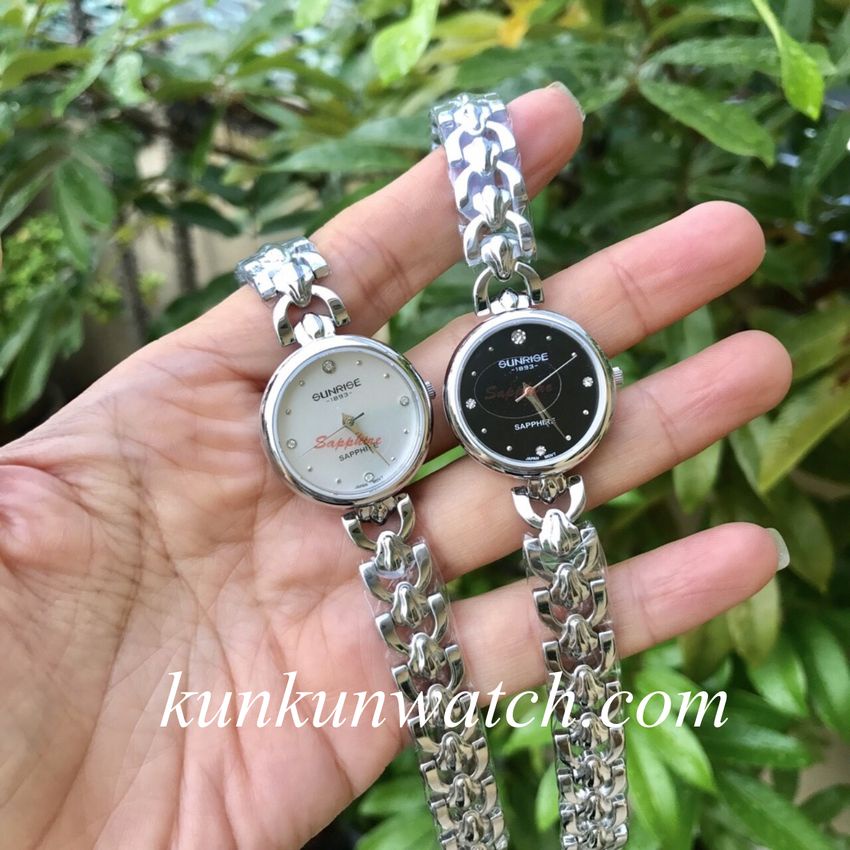 Đồng Hồ Nữ Sunrise 9977SA - Authentic - Kiểu Dáng Lắc Tay