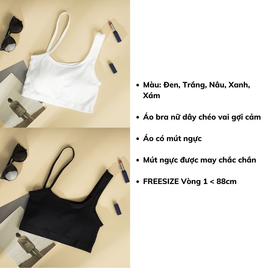 Áo bra nữ tập gym thể thao 2 dây vắt chéo vai đẹp quyến rũ và gợi cảm DOPICO B834