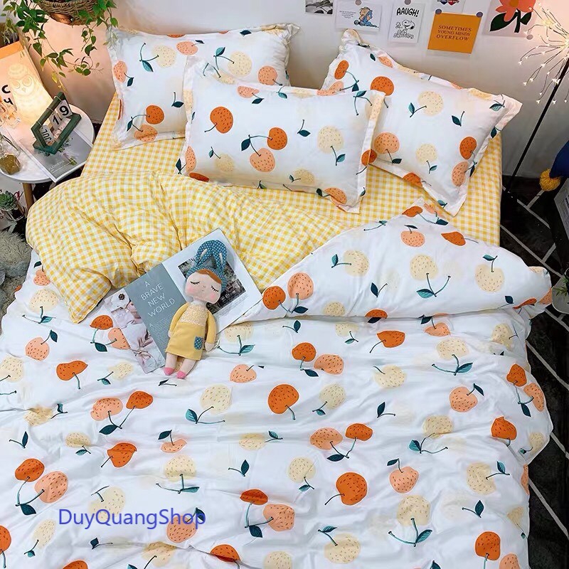 Cotton Poly Nhập Khẩu - Trái Chanh Vàng SP001058